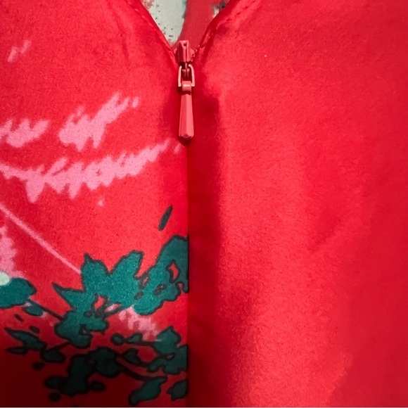 Natori Women's Bloom Caftan, Coral Pink Multi, size Medium - Picture 6 of 6